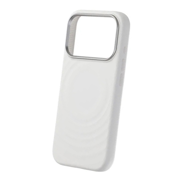 Mobilskal Silikon med Magsafe för iPhone 17 Pro - Vit