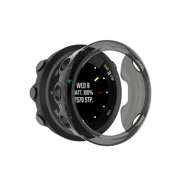 Garmin Forerunner 45S Transparent Skal till Smartklocka i TPU - Svart