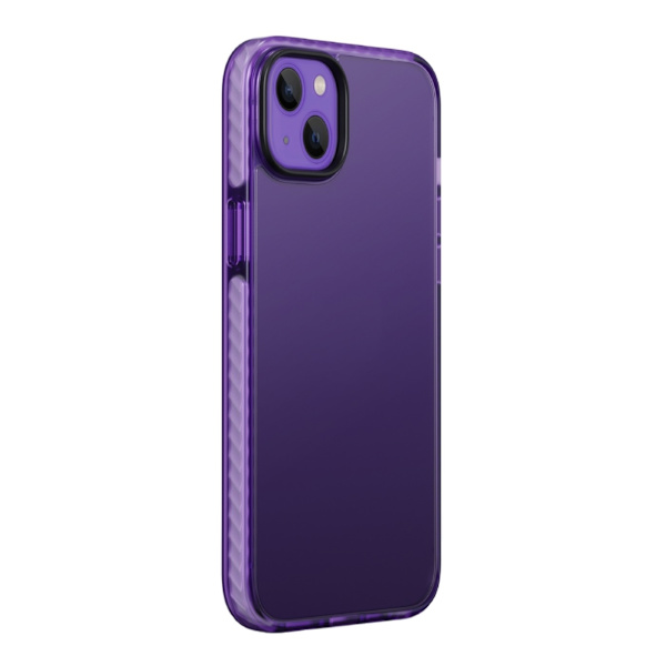 iPhone 14 Plus Stöttåligt TPU Mobilskal - Lila