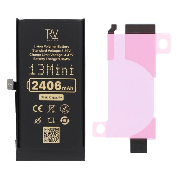 RV Battery iPhone 13 Mini 2406mAh Premium