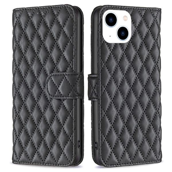 BF Rhombus Pattern Cover for iPhone 14 cover - Black