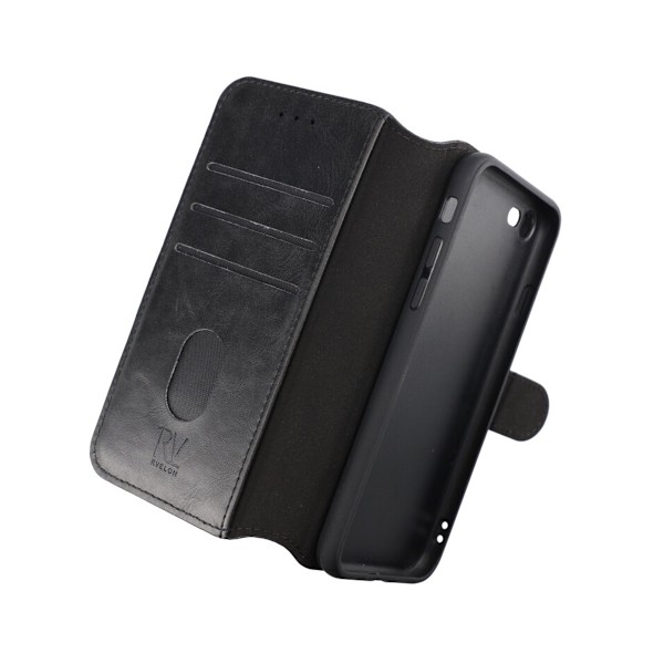 iPhone 7/8/SE 2020 Plånboksfodral Magnet Rvelon - Svart