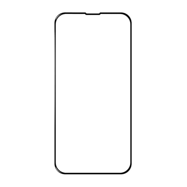 Screen Protector iPhone 13 Pro Max /14 Plus  - 3D Tempered Glass Black RV- Bulk with frame -20 pcs