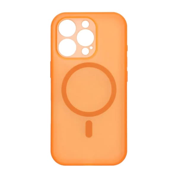 Slimmat MagSafe-skal med kameraskydd för iPhone 16 Pro Max - Orange
