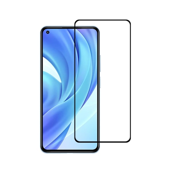 Skärmskydd Xiaomi Mi 11 Lite 5G - 3D Härdat Glas Svart