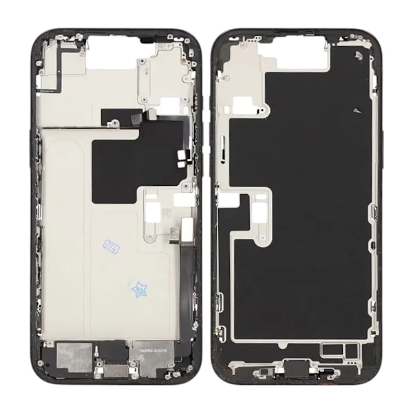Middle frame with small parts for iPhone 16 Pro Max - Black Titanium OEM
