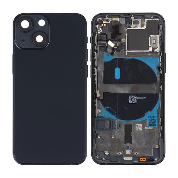 iPhone 13 Mini Back Cover Complete With Small Parts - Black