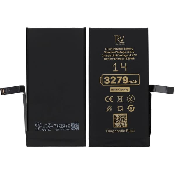 RV Battery iPhone 14 3279mAh Diagnostic Pass Original