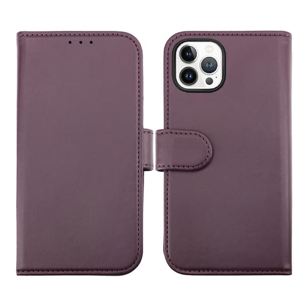 iPhone 14 Pro Max Plånboksfodral Magnet Rvelon - Lila