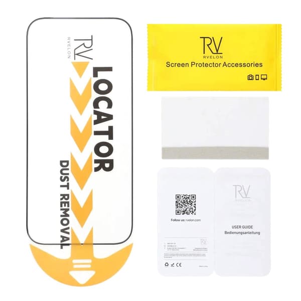 Screen Protector for iPhone Air-3D Tempered Glass Black RV no frame 20 pcs bulk