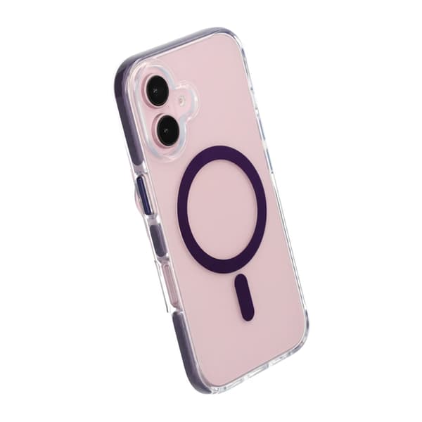 iPhone 16 Plus Mobile Case Magnet Double Protection - Purple