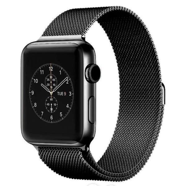 Apple Watch 1/2/3 38mm etc Adjustable Watch Strap - Black
