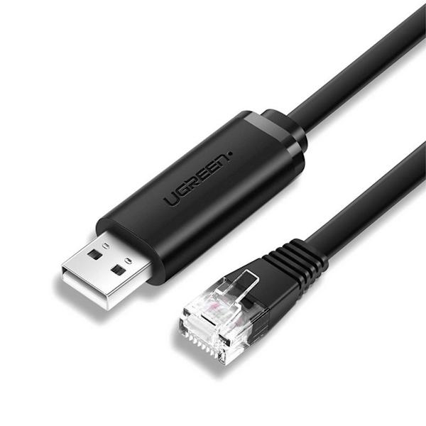Ugreen console cable USB-A - Ethernet RJ45, 1.5m - Black
