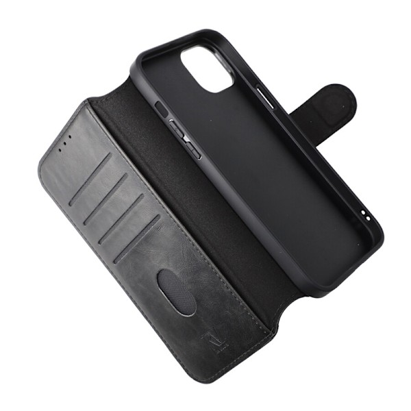 iPhone 15 Plus Plånboksfodral med Magsafe Rvelon - Svart