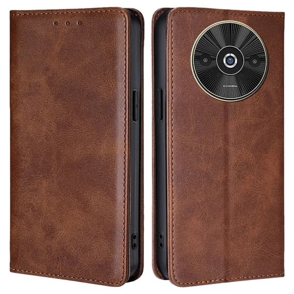 Xiaomi Redmi A3 / POCO C61 4G Cover with wallet - Brown