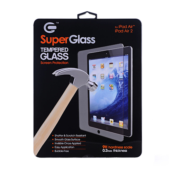 Skärmskydd iPad Air/Air 2 Extra Stark - Transparent