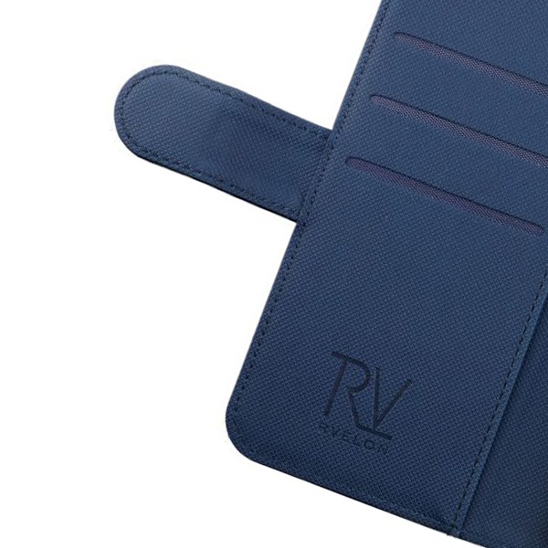 iPhone 12/12 Pro Plånboksfodral Magnet Rvelon - Blå