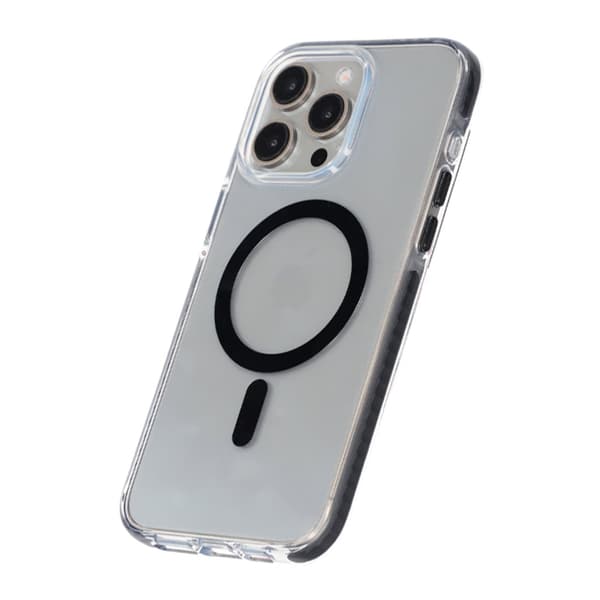 iPhone 15 Pro Mobile Case Magnet Double Protection - Black