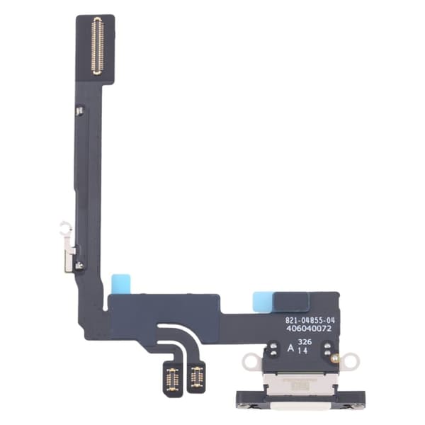 iPhone 16 Pro Charging port flex cable - White