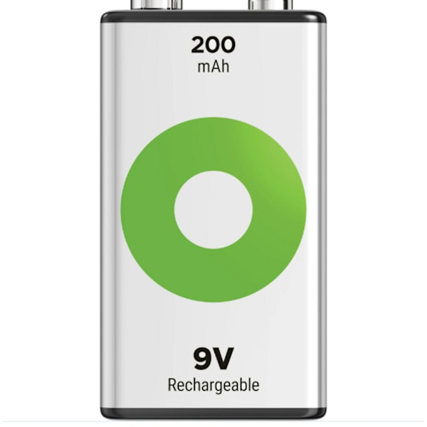 GP Recyko 9V battery, 200mAh, 1-pack