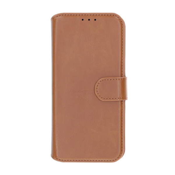 iPhone 16 Plus Wallet Case Magnet Rvelon - Brown