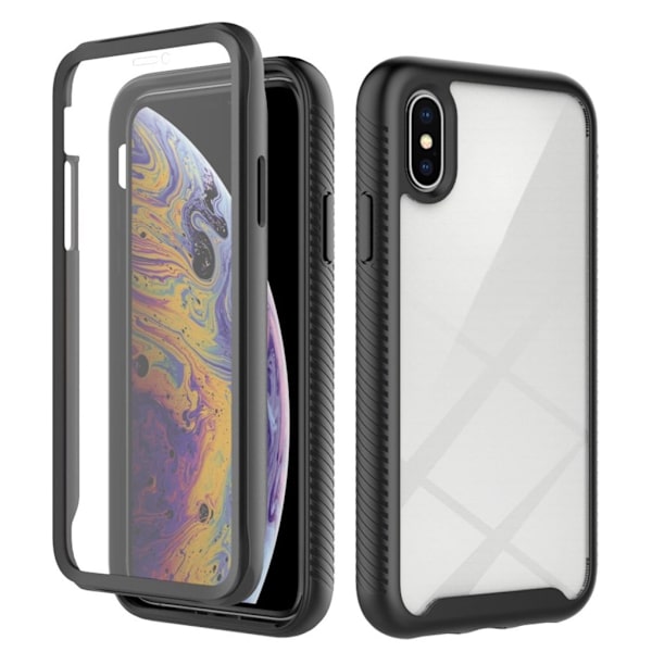 iPhone XS Max Case Anti-Drop Hybrid & Screen Protector – Black