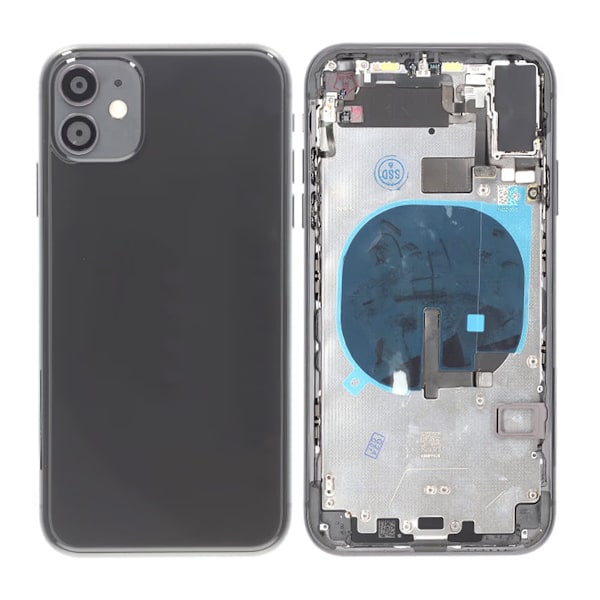 iPhone 11 Back Cover with Full Frame Premium - Black