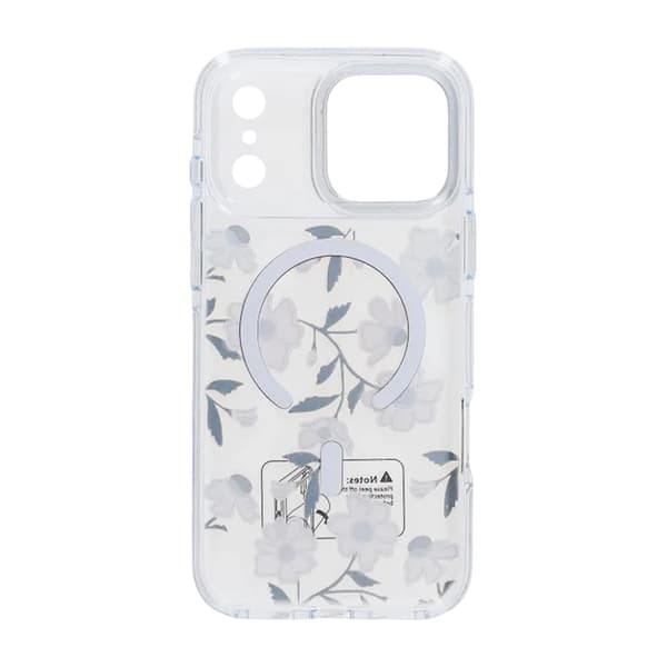 Case Magsafe for iPhone 17 Pro Max - Transparent flowers and twigs