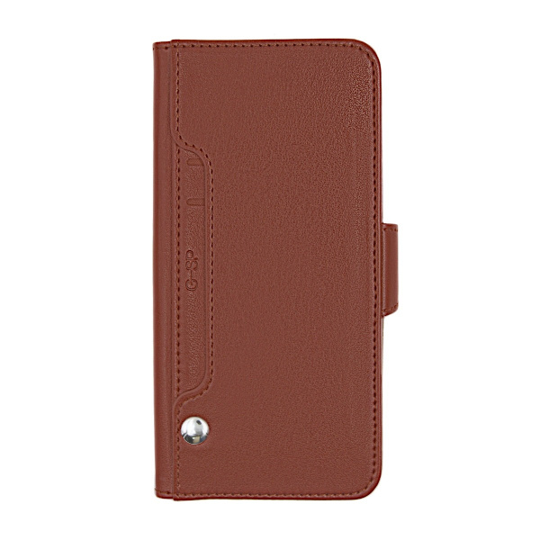 iPhone 11 Pro Max Plånboksfodral Stativ med extra Kortfack - Brun