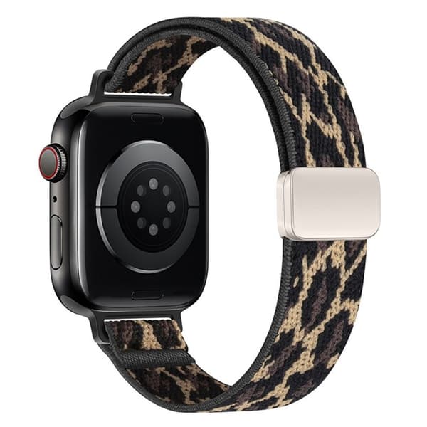 Apple Watch 42/41/40/38mm Slim Nylon Watch Strap - Leopard