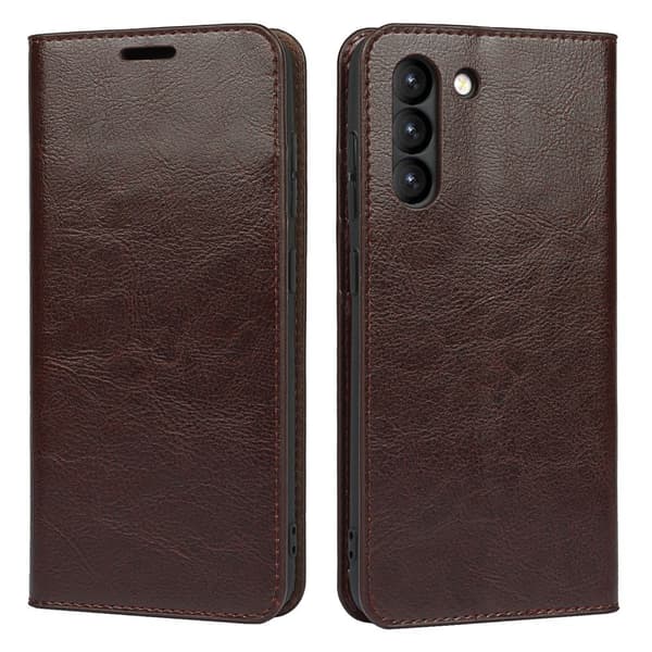 Samsung Galaxy S21 FE wallet cover - Coffee