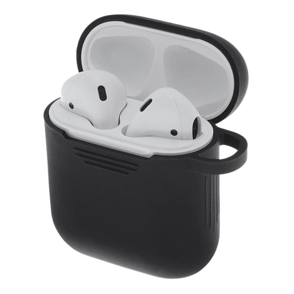 Deltaco Silikonfodral för Apple AirPods - Svart Svart