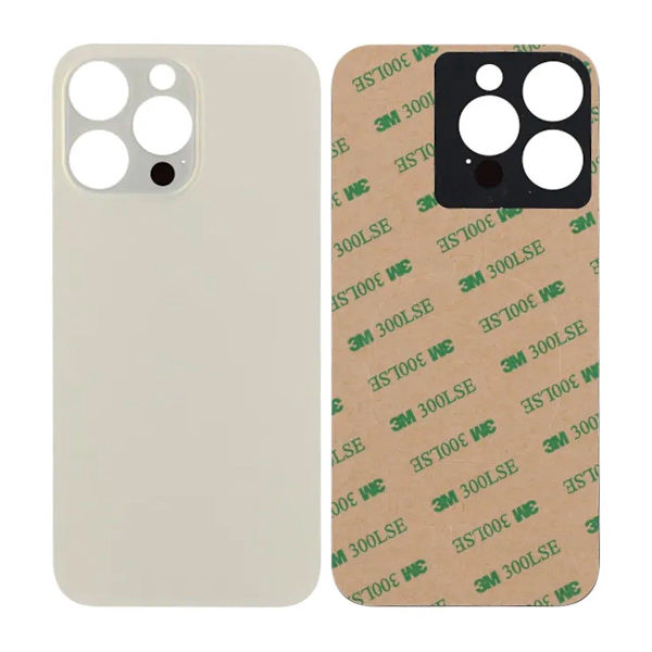 iPhone 14 Pro Max Baksida Glas - Guld