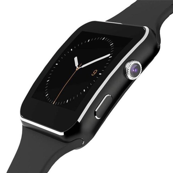 X6 Smartwatch med Kamera - Svart