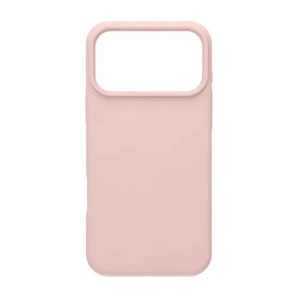 Soft Silicone Mobile Case for iPhone 17 Pro Max - Sand Pink