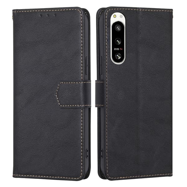Sony Xperia 5 IV 5G Wallet Cover - Black