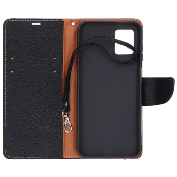 Wallet case with stand for Samsung Xcover 7 Pro - Black