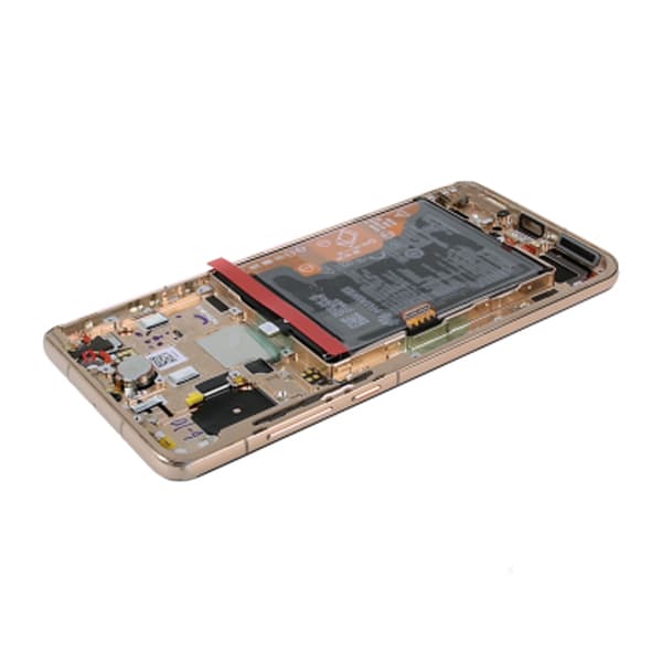 Huawei P40 Skärm med LCD Display + Batteri Original - Guld