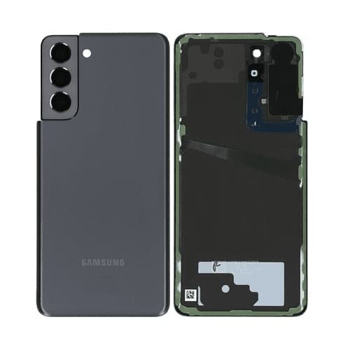 Samsung Galaxy S21 5G Baksida Med Tejp - Phantom Grey Svart