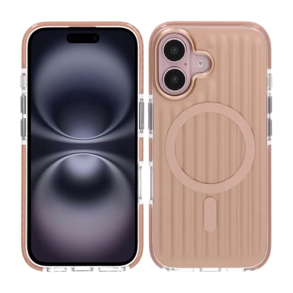 Patterned TPU Case for iPhone 16 with MagSafe - Gold