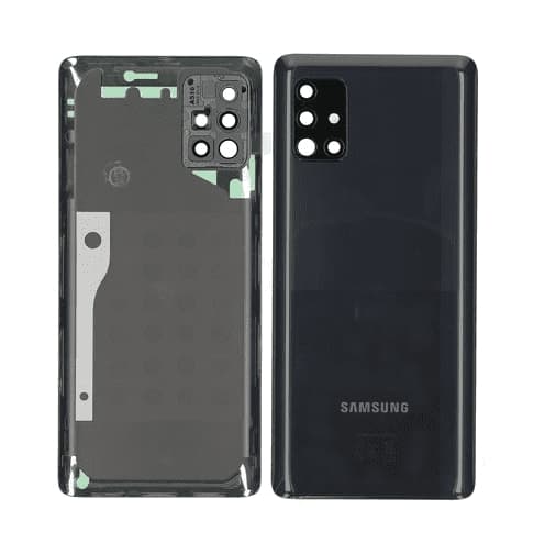 Samsung Galaxy A31 Baksida med tejp Original - Svart Svart