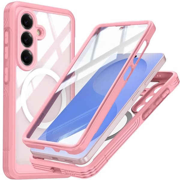 Samsung Galaxy S26 MagSafe Case built-in screen protector - Pink