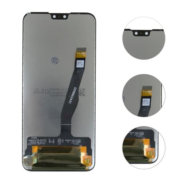 Huawei Y9 (2019) Skärm Med LCD-Display Svart