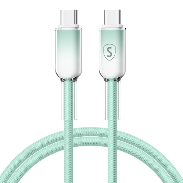 SiGN Dynamic Series USB-C to USB-C Cable 60W, 1m - Green
