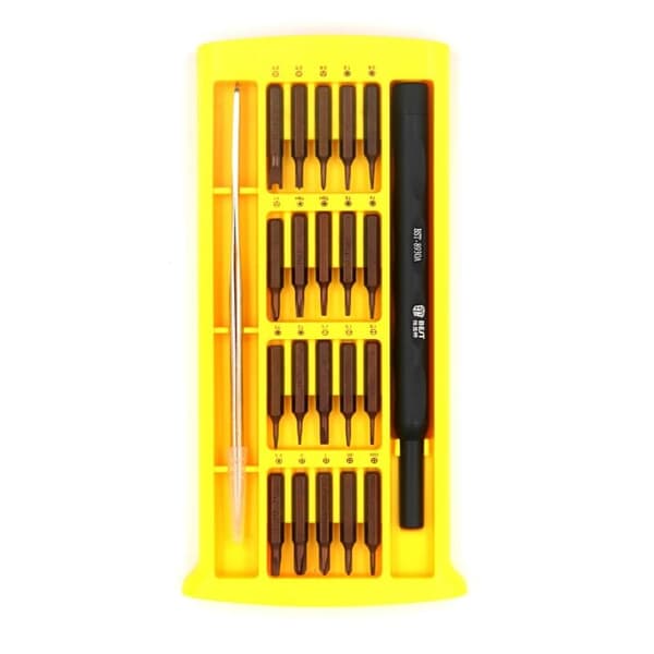 BST-8930 Precision Magnetisk Skruvmejsel Kit - 22st Svart