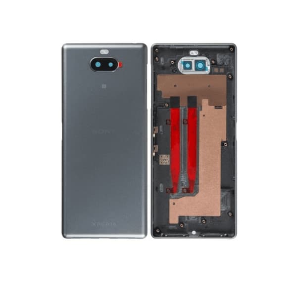 Sony Xperia 10 Baksida med tejp Original - Silver Svart