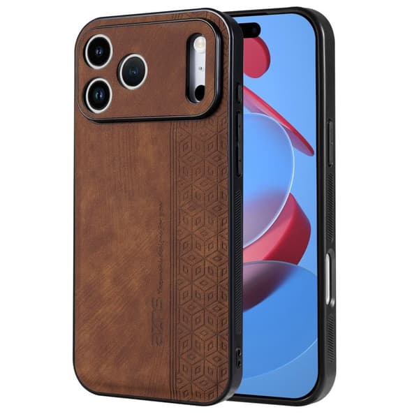 Case in PU-leather iPhone 18 Pro Max, iPhone 17 Pro Max - Brown
