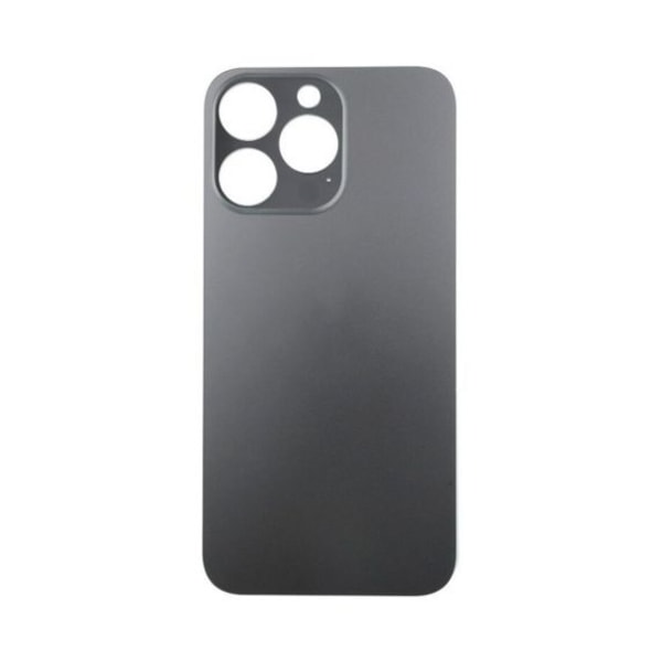 iPhone 13 Pro Max Back Cover Black-Big Camera Hole Size med tejp