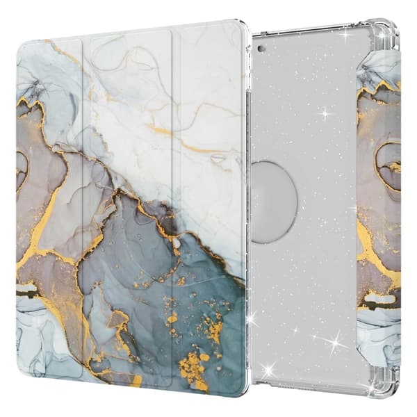 iPad 10.2" 2021/2020/2019 Cover Marble - Gray