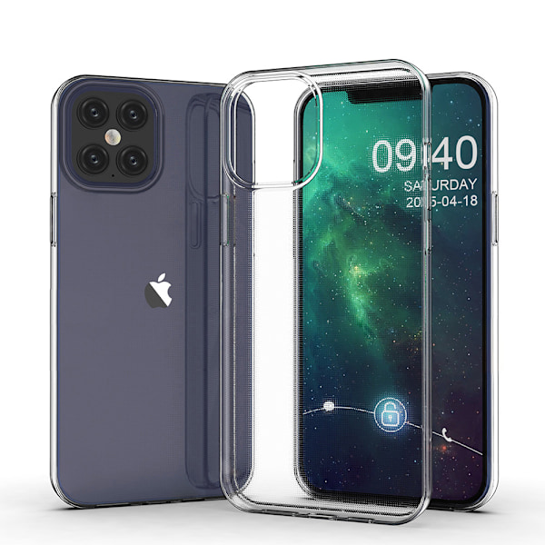 Mobilskal TPU iPhone 12/12 Pro - Transparent